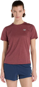 New Balance Athletics T-Shirt Dames bordeaux - S