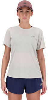 New Balance Athletics T-Shirt Dames grijs - M