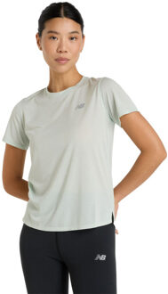 New Balance Athletics T-Shirt Dames groen - XS