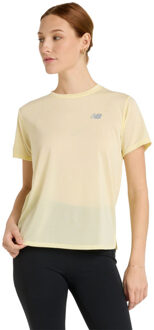 New Balance Athletics T-Shirt Dames oranje - XS