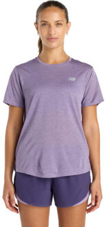 New Balance Athletics T-Shirt Dames paars - M