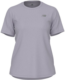 New Balance Athletics T-Shirt Dames paars - S