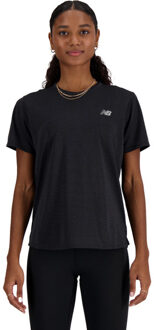 New Balance Athletics T-Shirt Dames zwart - M