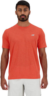 New Balance Athletics T-Shirt Heren donkerblauw - L