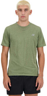 New Balance Athletics T-Shirt Heren donkergroen - XL