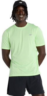 New Balance Athletics T-Shirt Heren geel - XL