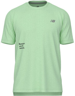New Balance Athletics T-Shirt Heren groen - XL
