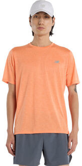 New Balance Athletics T-Shirt Heren oranje - XL