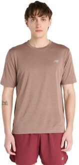 New Balance Athletics T-Shirt Heren paars - M