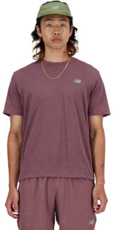 New Balance Athletics T-Shirt Heren paars - XL