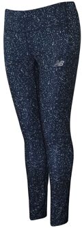 New Balance Bedrukte Navy Impact Legging voor hardloopsters WP11264 MTL