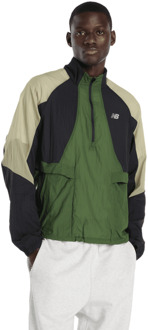 New Balance Better Run Water Resistant Jacket Jassen Heren - Groen - Maat S - Poly Jersey Green