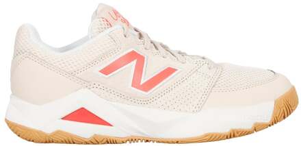New Balance Coco Del Ray Tennisschoenen Dames-Wit,Oranje - 42.5