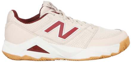 New Balance Coco Del Ray Tennisschoenen Heren-Wit,Donkerrood - 45.5,47.5