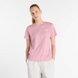 New Balance Essentials Jersey T-shirt Dames-Roze - XS,S,M,L