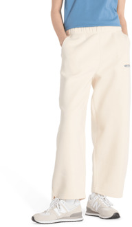 New Balance fleece Broeken Dames - Beige - Maat XL - Katoen Jersey