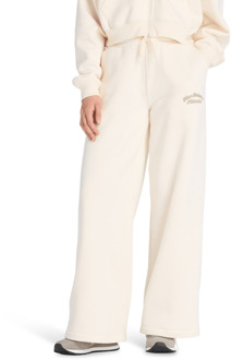 New Balance fleece Broeken Dames - Beige - Maat XS - Katoen Jersey