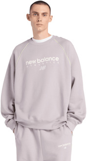 New Balance fleece Sweatshirts Heren - Grijs - Maat XS - Poly Jersey Grey