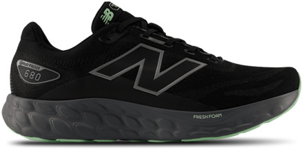 New Balance Fresh Foam 680 Sneakers Heren - Zwart - Maat 42 - Leer Black