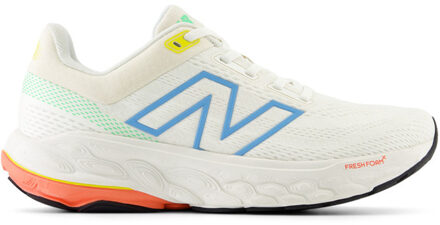 New Balance Fresh Foam 860 v14 Smal Dames wit/blauw - 37 1/2