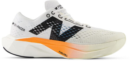 New Balance FuelCell SuperComp Pacer v2 Heren wit/oranje - 41 1/2