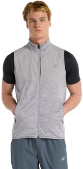New Balance Heat Grid Vest Heren grijs - XL
