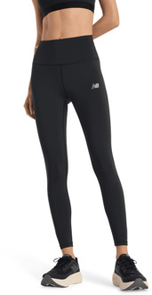 New Balance High Rise Legging Leggings Dames - Zwart - Maat XS - Poly Jersey Black