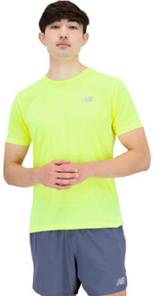 New Balance Impact Run T-Shirt Heren geel - 2XL
