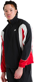 New Balance In Game Woven Track Jacket Jassen Heren - Zwart - Maat S - Poly Jersey Black