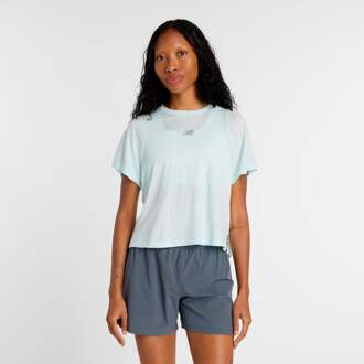 New Balance Infinity Propel Longsleeve Dames-lichtblauw - XS