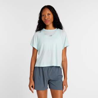 New Balance Infinity Propel T-shirt Dames lichtblauw - XS