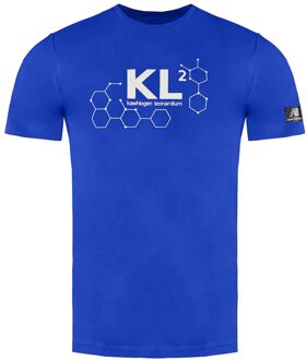 New Balance KL2 Elements Korte Mouw Crew Neck Blauw Heren T-shirt MT03616 TRY - L