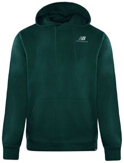 New Balance Lange Pullover Teal Heren Essentials Geborduurde Hoodie MT11550 TKK Groenblauw