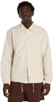 New Balance Lightweight Coaches Jacket Jassen Heren - Beige - Maat S - Poly Jersey