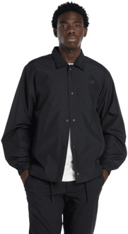 New Balance Lightweight Coaches Jacket Jassen Heren - Zwart - Maat S - Poly Jersey Black