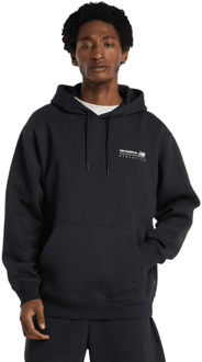 New Balance Linear Graphic Hoodie Hoodies Heren - Zwart - Maat L - Katoen Jersey Black