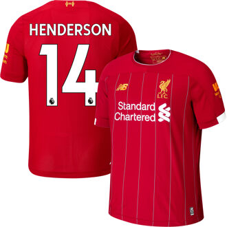 New Balance Liverpool Shirt Thuis 2019-2020 + Henderson 14