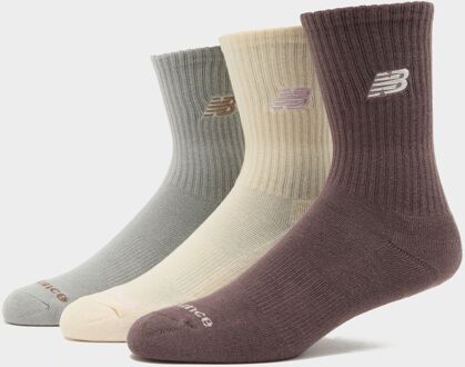 New Balance Logo Socks 3-Pack, meerkleurig