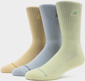 New Balance Logo Socks 3-Pack, meerkleurig