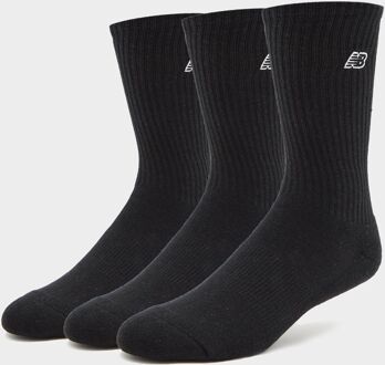 New Balance Logo Socks 3-Pack, zwart
