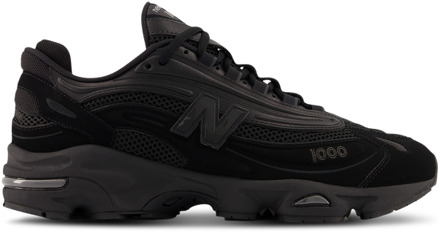 New Balance M1000 Sneakers Heren - Zwart - Maat 42.5 - Leer Black