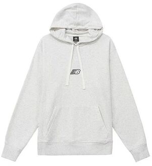 New Balance NB Essentials Heren Heather Grey Hoodie Grijs