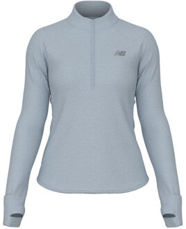 New Balance New Balance Athletics Heat Grid 1/2ZIP blauw - XL