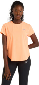 New Balance Race Day Ultra Light T-Shirt Dames oranje