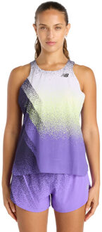 New Balance Race Day Ultra Light T-Shirt Dames paars - M