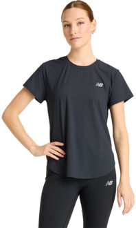 New Balance Race Day Ultra Light T-Shirt Dames zwart - XS