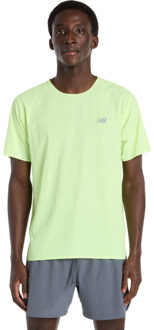 New Balance Race Day Ultra Light T-Shirt Heren geel