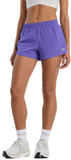 New Balance RC 3'' Short Dames paars - L