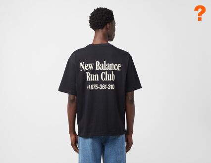 New Balance Run Club T-Shirt - size? exclusive, zwart - XL