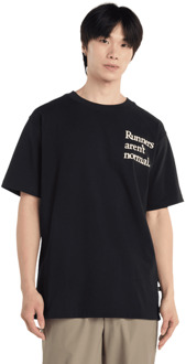 New Balance Runners Arent Normal T-shirt T-shirts Heren - Zwart - Maat L - Katoen Jersey Black